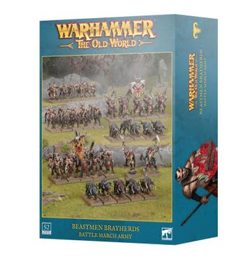 Beastmen Brayherds Battle March Army (warhammer nieuw), Hobby en Vrije tijd, Wargaming, Ophalen of Verzenden, Nieuw