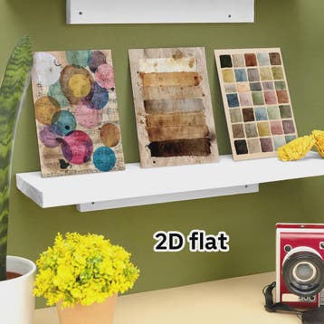 20 Vintage Aquarel Verf Swatch Postkaarten Set - Decoratieve, Verzenden, Gelopen