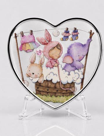 Kameroen. 1000 Francs 2026 – Baby Girl – New Born Heart – 1