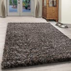 Hoogpolig Vloerkleed | Shaggy | Enjoy | Taupe | 280x370 cm, Verzenden, Nieuw