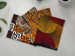 4 Fat quarters - Geel mix Quiltstoffen / Patchwork stoffen -, Hobby en Vrije tijd, Ophalen of Verzenden, Nieuw
