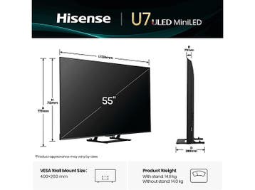 Hisense - MINI-LED 55-59 Ultra HD 4K TV - 55 inch, Overige merken, Verzenden, Nieuw, 100 cm of meer
