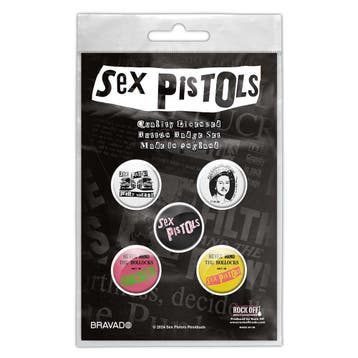 The Sex Pistols - Never Mind the B**** - button off. merch., Verzamelen, Ophalen of Verzenden, Nieuw, Kleding