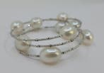 Armband - 18 karaat Witgoud, 10x12mm Australische South, Nieuw
