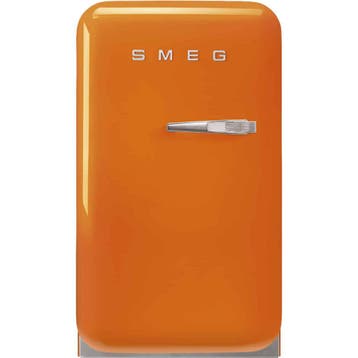€949 Smeg FAB5LOR5 koelkast Vrijstaand 34 l D Oranje, Ophalen of Verzenden, Nieuw, 160 cm of meer