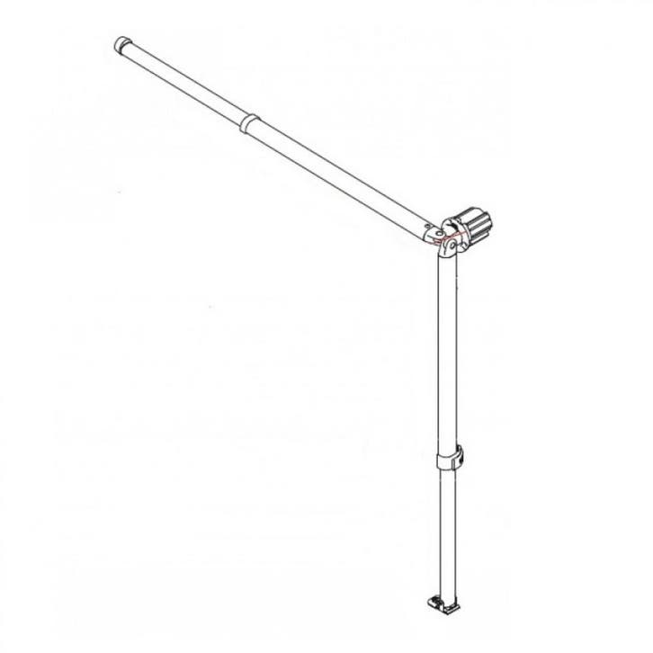 Fiamma left rafter + leg CaravanStore 310/440 6 holes, Caravans en Kamperen, Voortenten en Luifels, Nieuw, Fiamma, Ophalen of Verzenden