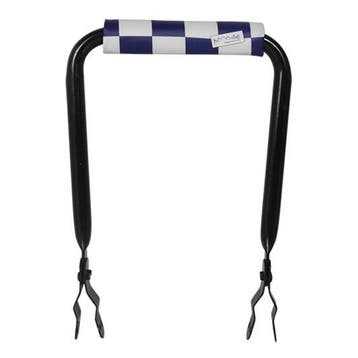 Hooodie Rugsteun Rugleuning  zwart met Navy Checkers rugkuss, Verzenden, Nieuw