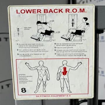 Technogym - Isotonic - Lower Back R.o.m., Sport en Fitness, Ophalen of Verzenden, Nieuw, Overige typen
