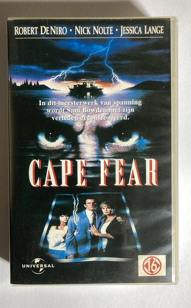 CAPE FEAR (VHS), Cd's en Dvd's, VHS | Film, Gebruikt, Verzenden