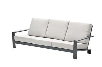 Garden Impressions Lincoln 3 zits bank 230cm desert sand,, Nieuw