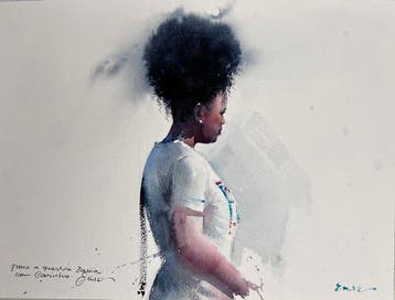 Eudes Correia (XX) - Beautiful girl, Antiek en Kunst