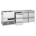 GGM Gastro | Flessenkoeler PREMIUM - 2500x700mm - 7 laden &, Verzenden, Nieuw in verpakking