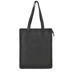 Landley Leren Dames Shopper 13 inch Laptoptas - Zwart, Computers en Software, Laptoptassen, Verzenden, Nieuw