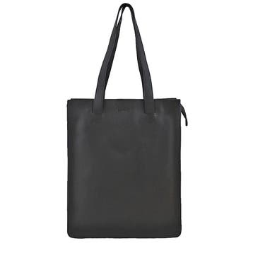 Landley Leren Dames Shopper 13 inch Laptoptas - Zwart, Computers en Software, Laptoptassen, Verzenden, Nieuw