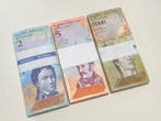Venezuela. - 100 x 2, 100 x 5, and 100 x 2000 Bolívares -