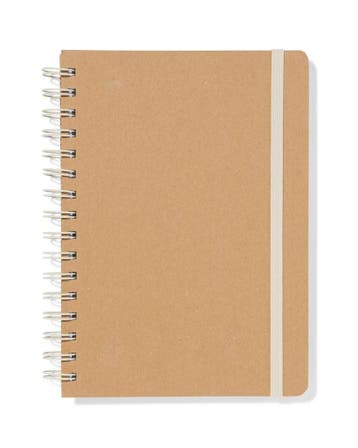 HEMA Notitieboek A5 gelinieerd kraft, Verzenden, Nieuw
