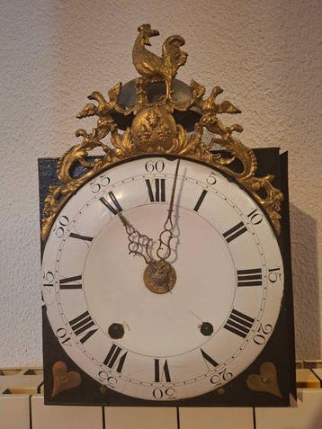 Comtoise klok - IJzer, Metaal - 1750-1800, Antiek en Kunst, Antiek | Klokken