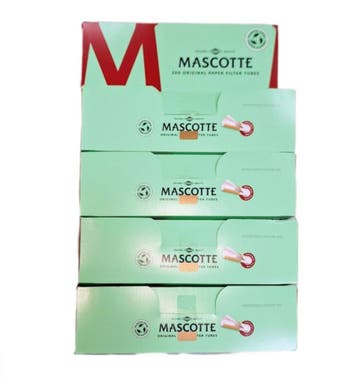 Mascotte hulzen original paper filter tubes 5x 200 hulzen, Verzenden, Nieuw, Overige typen