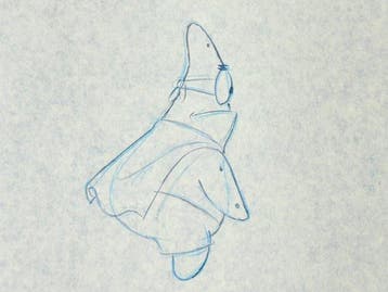 Nickelodeon - Originele animatietekening van Patrick Ster -, Nieuw in verpakking