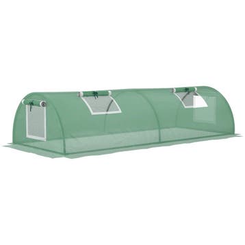 Mini Tunnelkas Foliekas Met Mesh Raam UV-bestendig PE Folie, Tuin en Terras, Verzenden