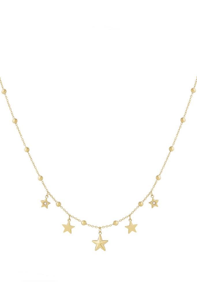 Goudlief Starlight charms ketting (Hangerkettingen), Sieraden, Tassen en Uiterlijk, Kettingen, Zilver, Nieuw, Overige materialen