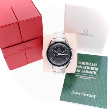 Omega Speedmaster Professional Moonwatch 3570.50.00; Here..., Ophalen of Verzenden, Gebruikt, Staal, Overige merken