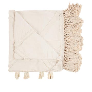 Bazar Bizar Berber Bedsprei - Naturel - Kleed - Nieuw in, Beige, Ophalen of Verzenden, Overige vormen, Nieuw