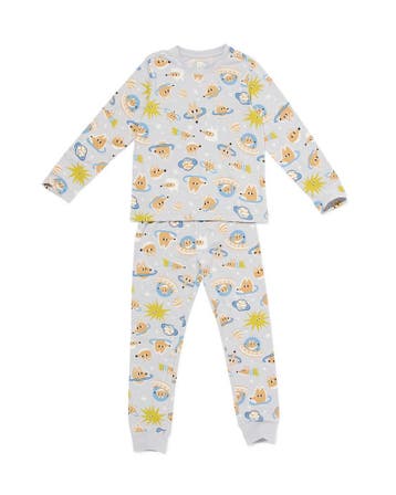 HEMA Kinderpyjama ruimte lichtgrijs, Verzenden, Nieuw