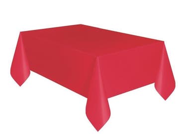 Tafelkleed Rood - 140x274cm, Ophalen of Verzenden, Nieuw