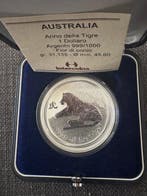 Australië. 1 Dollar 2010 Year of the Tiger, 1 Oz .999