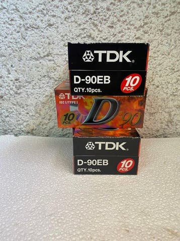 TDK - D-90EB Lege audiocassette, Nieuw