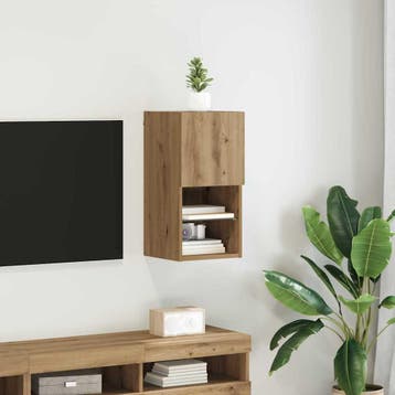 vidaXL Wandgemonteerd tv-meubel 30,5 x 30 x 60 cm Artisan, Minder dan 50 cm, Verzenden, Nieuw, Minder dan 100 cm