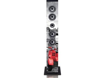 Ices IBT-6 - Bluetooth speaker - FM radio USB SD AUX - Roma, Verzenden, Zo goed als nieuw
