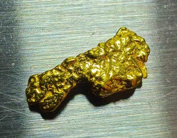 Goud Goud nugget- 0.36 g - (1), Verzamelen