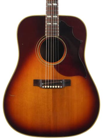 Gibson Southern Jumbo Sunburst 1969 (Instrument,Dreadnought), Ophalen of Verzenden, Gebruikt, Western- of Steelstringgitaar