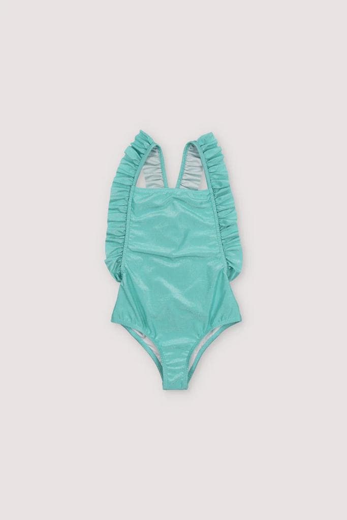 Meisjes Badpak Jade Glitter  The New Society 140, Kinderen en Baby's, Kinderkleding | Maat 140, Meisje, Nieuw, Ophalen of Verzenden