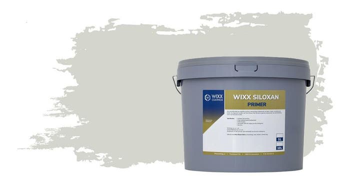 Wixx Siloxan Buitenprimer RAL 9002 | Grijswit 5L, Doe-het-zelf en Verbouw, Verf, Beits en Lak, Verf, Wit, Nieuw, Minder dan 5 liter