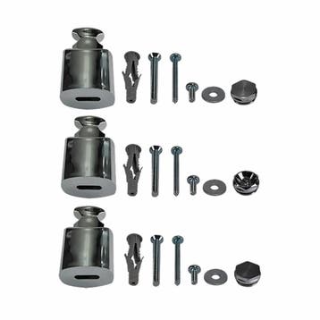 Elara Bevestiging set tbv de 760/1185/1817  chroom, Doe-het-zelf en Verbouw, Verwarming en Radiatoren, Ophalen of Verzenden, Nieuw