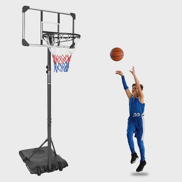 Draagbare Basketbalpaal Verstelbaar 170-213 cm met Wielen -, Verzenden, Nieuw