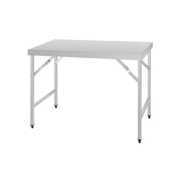 Vogue inklapbare RVS / Inox werktafel – 600 mm diep, Zakelijke goederen, Ophalen of Verzenden