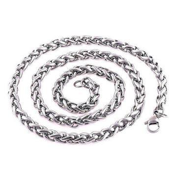 Fako Bijoux - Schakelketting Staal - RVS - Vossenstaart -, Verzenden, Nieuw