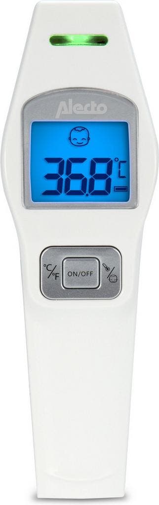 Alecto Digitale Thermometer lichaam - Voorhoofd - Infrarood, Verzenden, Zo goed als nieuw