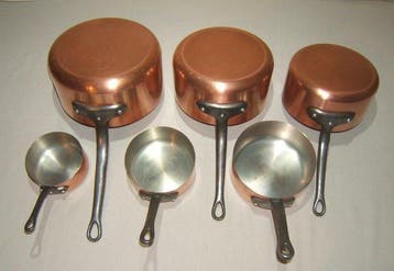 Les Cuivres de Faucogney, made in France - Een degelijke set