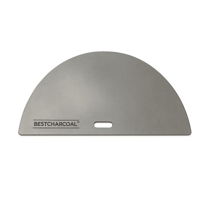Compact halvemaanvormige RVS Griddle, Tuin en Terras, Houtskoolbarbecues, Verzenden