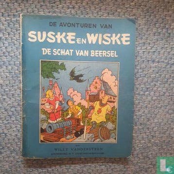 Suske en Wiske - De schat van Beersel - 1954, Boeken, Eén stripboek, Verzenden, Gelezen, Vandersteen, Willy.