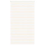 vidaXL Zebra Blind 130x230cm stofbreedte 125,9cm polyester, Verzenden, Nieuw, Beige