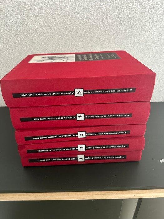Pierre Grosz - La grande histoire de la chanson française -, Antiek en Kunst, Antiek | Boeken en Bijbels