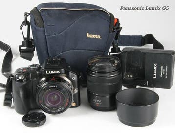 Panasonic DMC-G5 + 14-42 + 40-150 lenses - Digitale camera, Nieuw