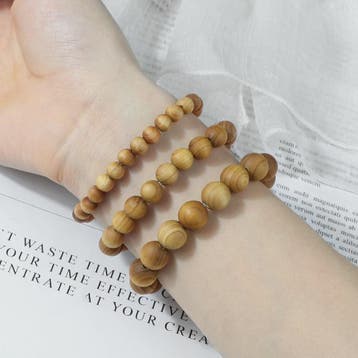 Houten Kralen Armband Sandelhout - Tibetaans Boeddha Meditat, Verzenden, Nieuw