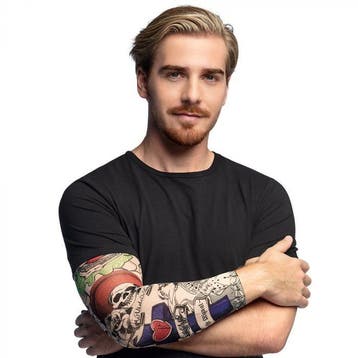 Tattoo Sleeve West Coast, Hobby en Vrije tijd, Feestartikelen, Verzenden, Nieuw, Feestartikel